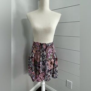 LOFT Floral Skirt
